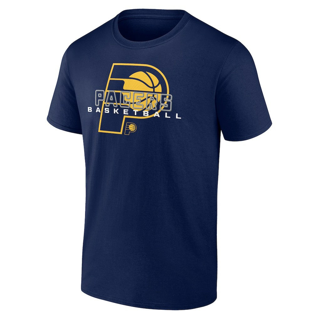 Navy Indiana Pacers Stellar Personalized Name & Number T-Shirt | NBA