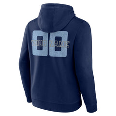 Navy Memphis Grizzlies Stellar Personalized Name & Number Pullover Hoodie | NBA