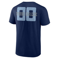 Navy Memphis Grizzlies Stellar Personalized Name & Number T-Shirt | NBA