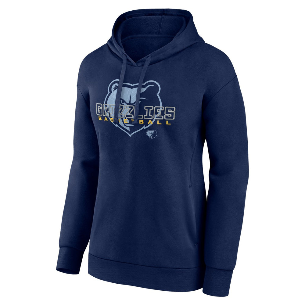 Navy Memphis Grizzlies Women's Stellar Personalized Name & Number Pullover Hoodie | NBA