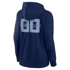 Navy Memphis Grizzlies Women's Stellar Personalized Name & Number Pullover Hoodie | NBA