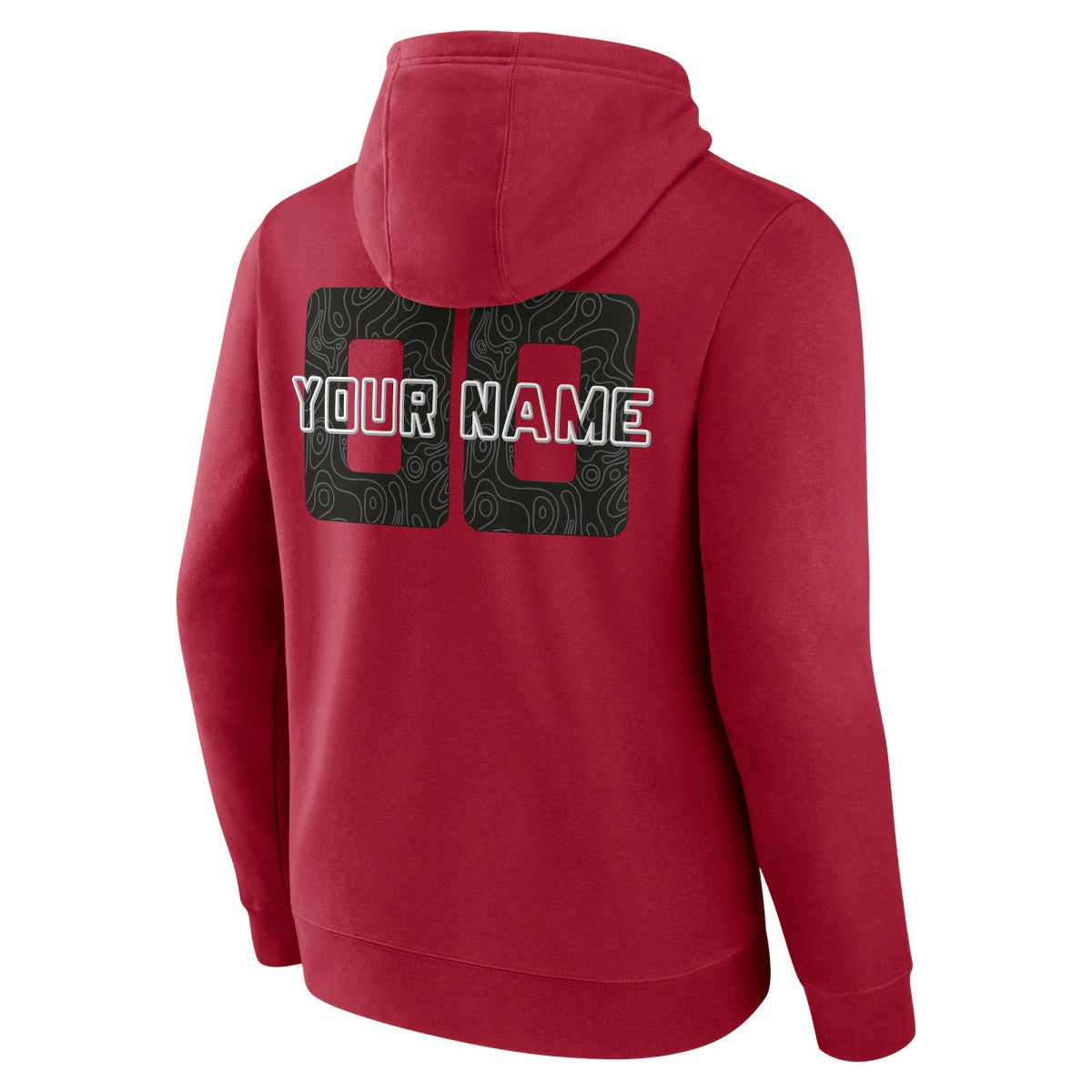 Red Miami Heat Stellar Personalized Name & Number Pullover Hoodie | NBA