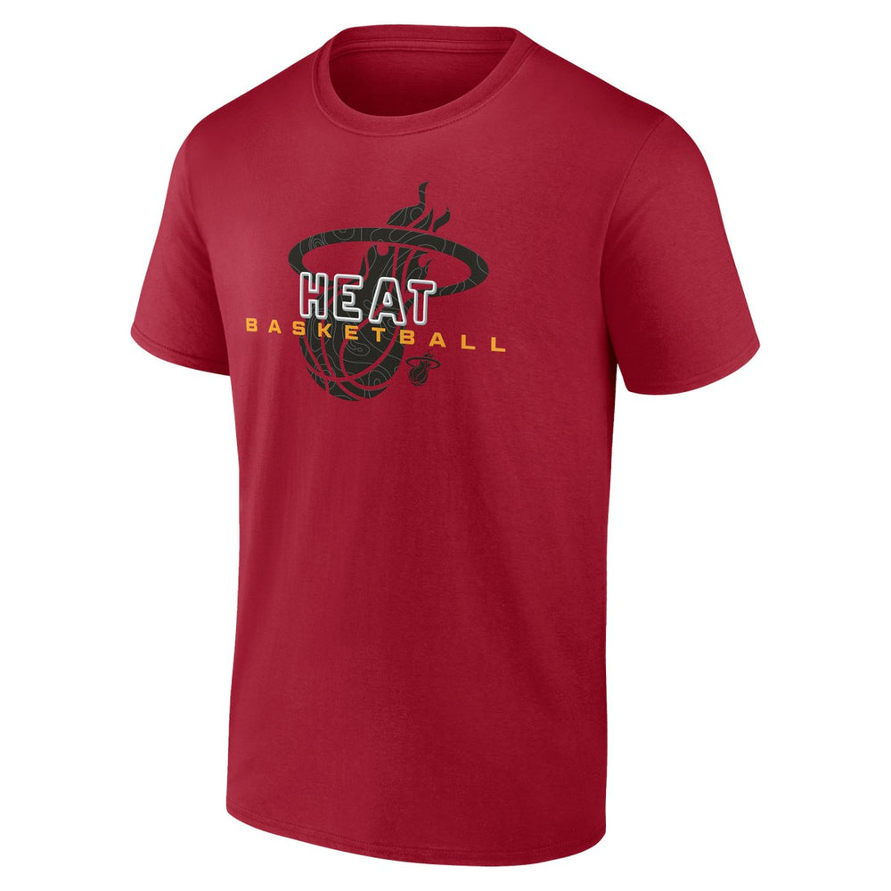 Red Miami Heat Stellar Personalized Name & Number T-Shirt | NBA
