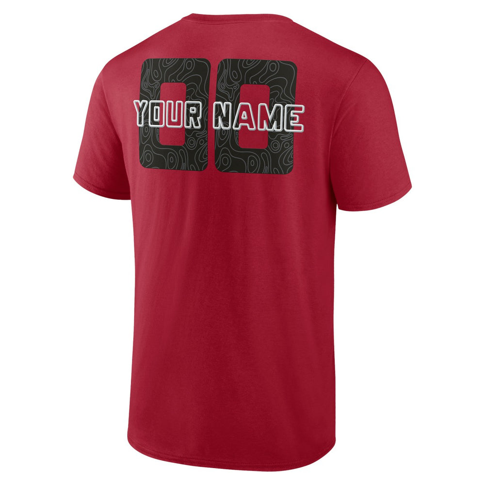 Red Miami Heat Stellar Personalized Name & Number T-Shirt | NBA