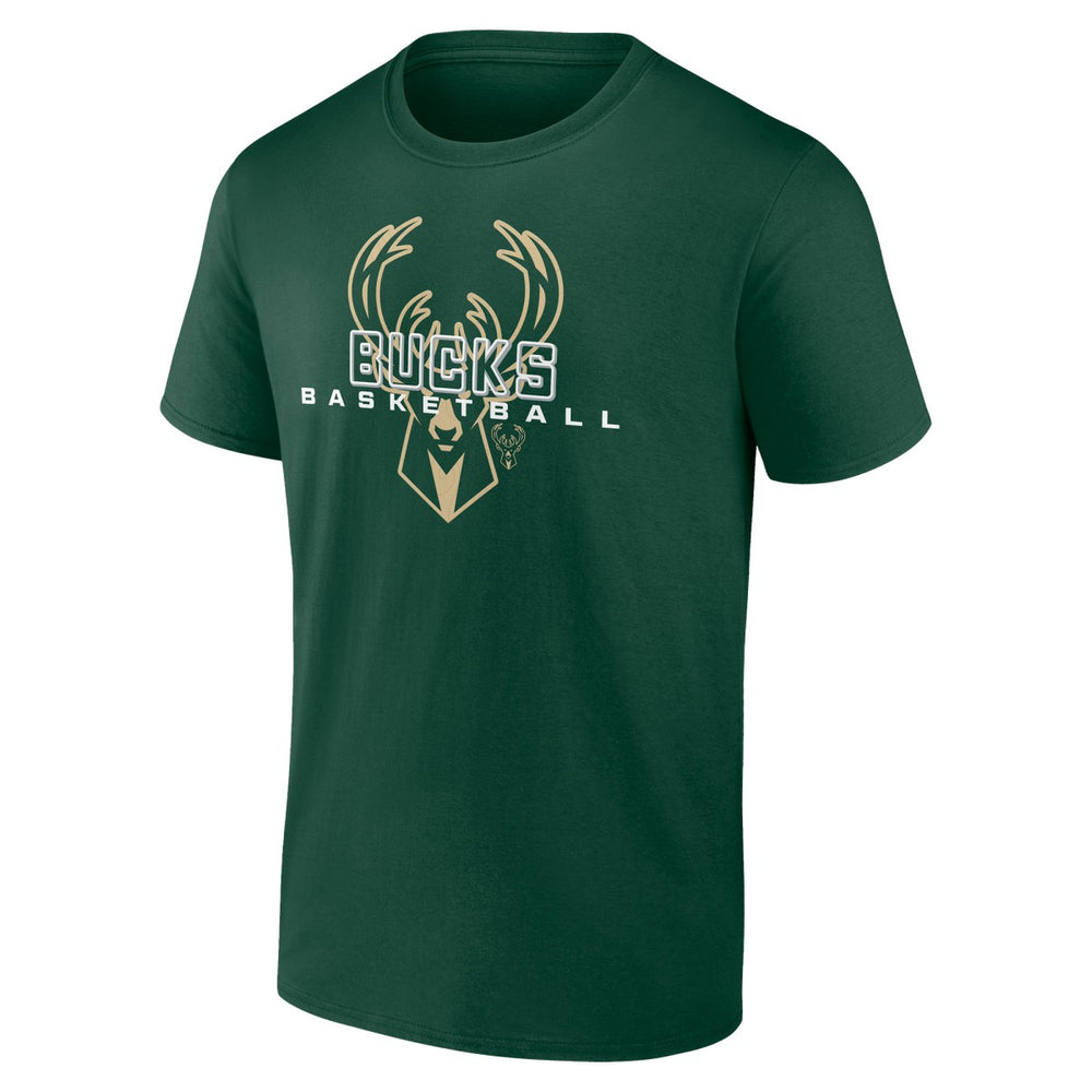 Hunter Green Milwaukee Bucks Stellar Personalized Name & Number T-Shirt | NBA