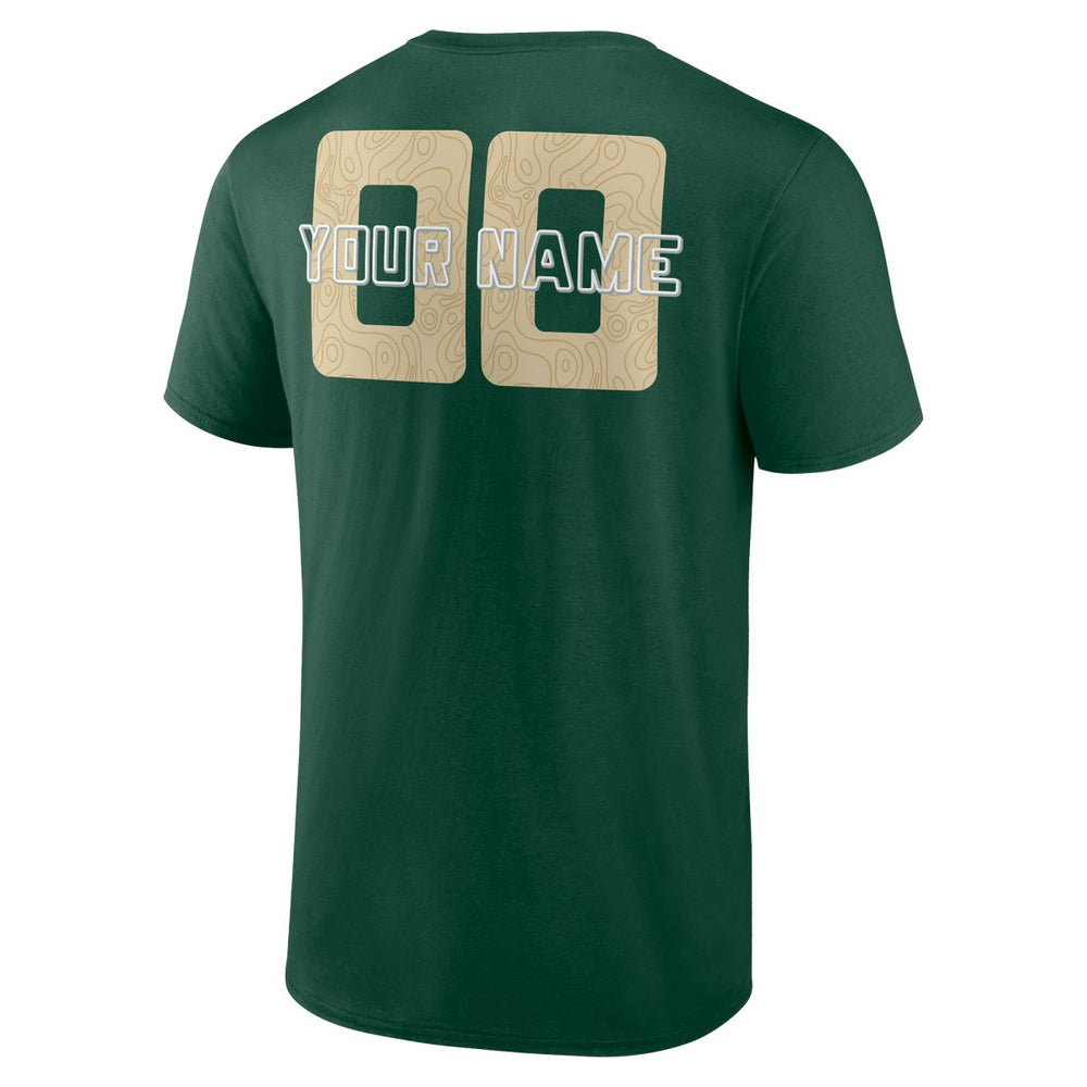 Hunter Green Milwaukee Bucks Stellar Personalized Name & Number T-Shirt | NBA