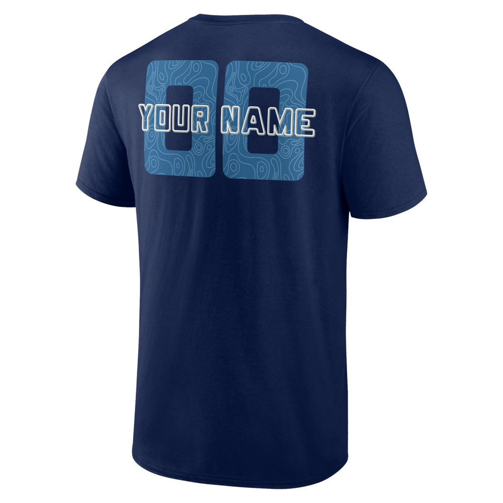 Navy Minnesota Timberwolves Stellar Personalized Name & Number T-Shirt | NBA