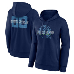 Navy Minnesota Timberwolves Women's Stellar Personalized Name & Number Pullover Hoodie | NBA