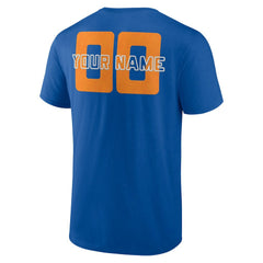 Blue New York Knicks Stellar Personalized Name & Number T-Shirt | NBA