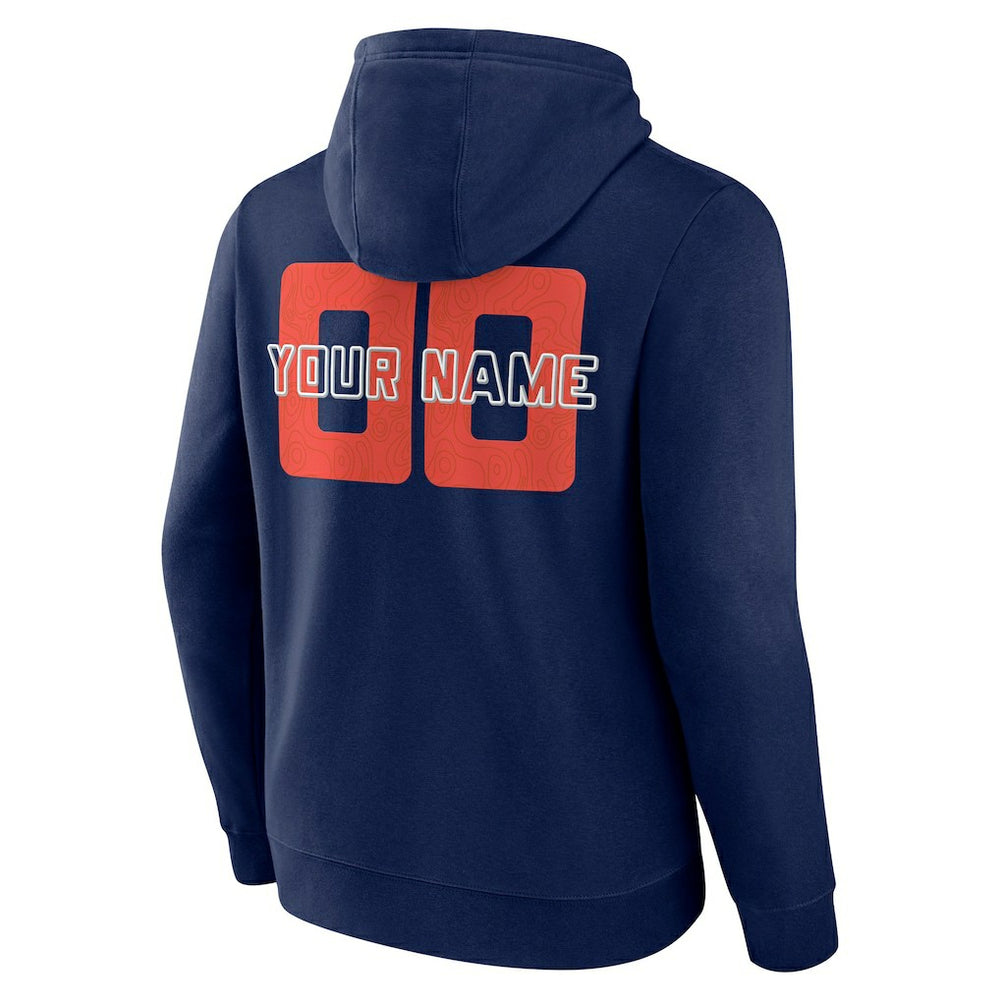 Navy Oklahoma City Thunder Stellar Personalized Name & Number Pullover Hoodie sale | NBA