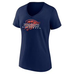 Navy Oklahoma City Thunder Women's Stellar Personalized Name & Number V-Neck T-Shirt | NBA