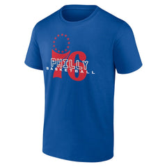 Royal Philadelphia 76ers Stellar Personalized Name & Number T-Shirt | NBA