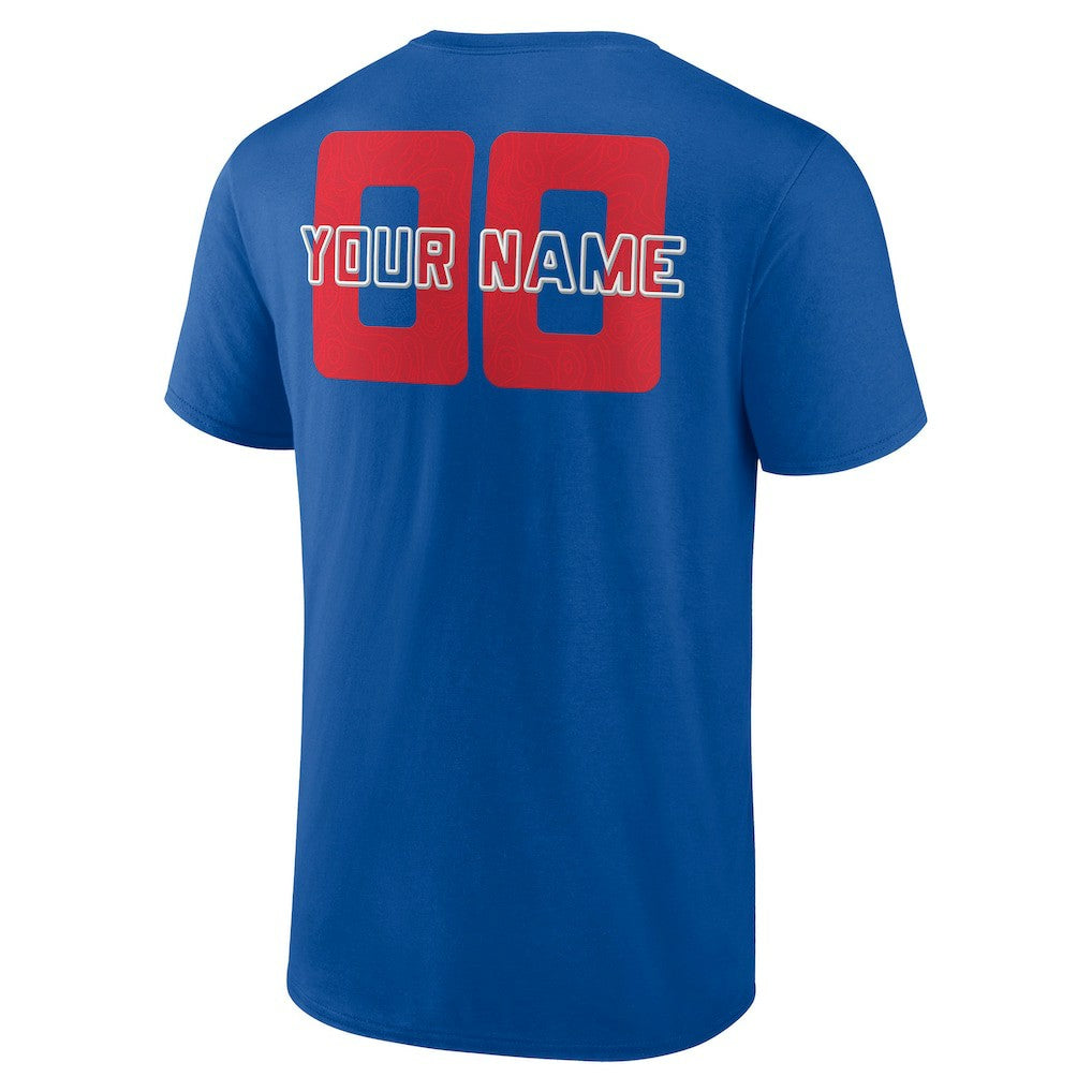 Royal Philadelphia 76ers Stellar Personalized Name & Number T-Shirt | NBA