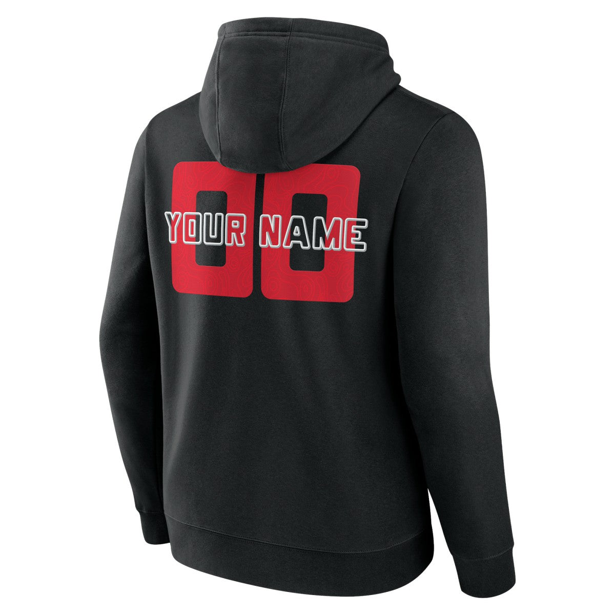 Black Portland Trail Blazers Stellar Personalized Name & Number Pullover Hoodie | NBA