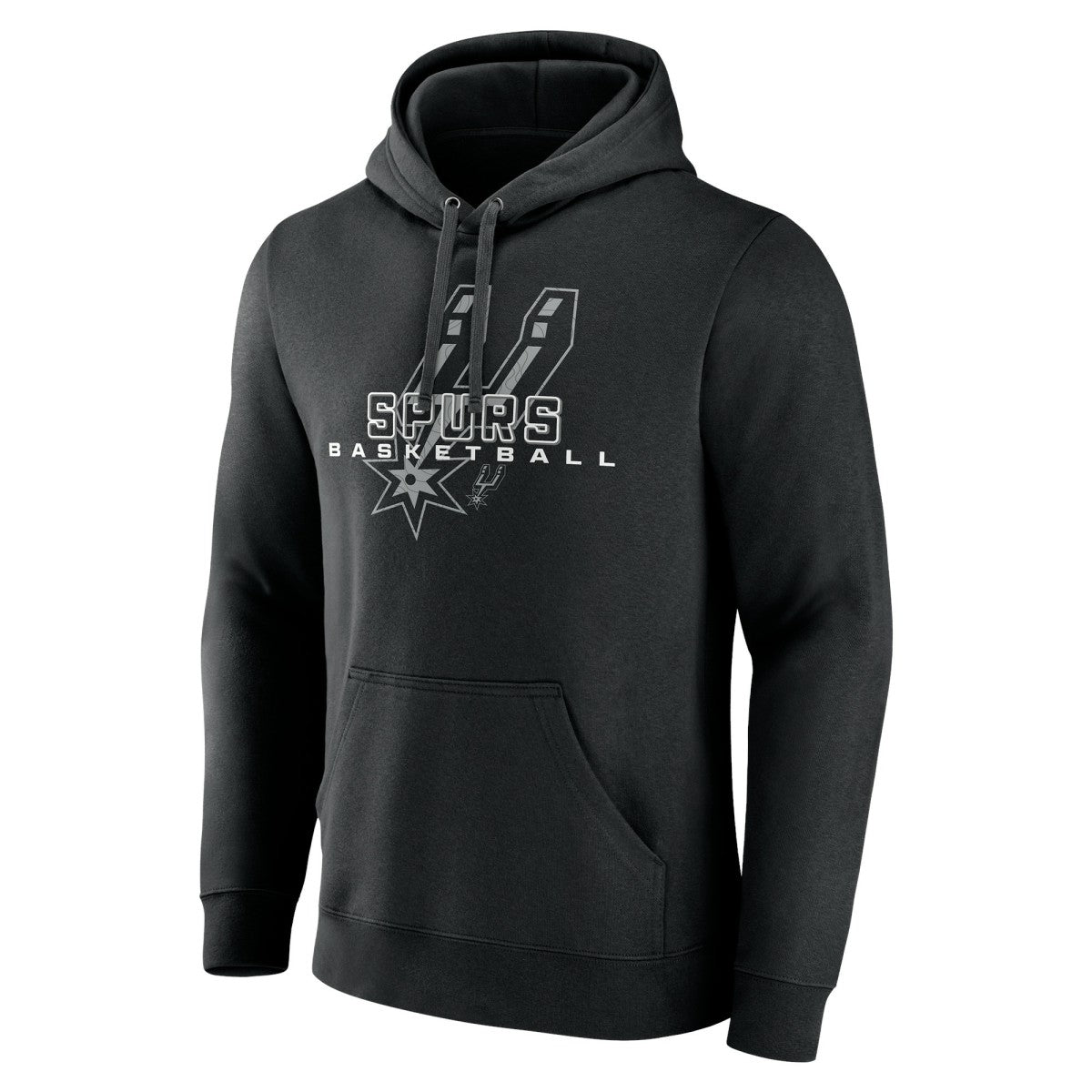 Black San Antonio Spurs Stellar Personalized Name & Number Pullover Hoodie | NBA