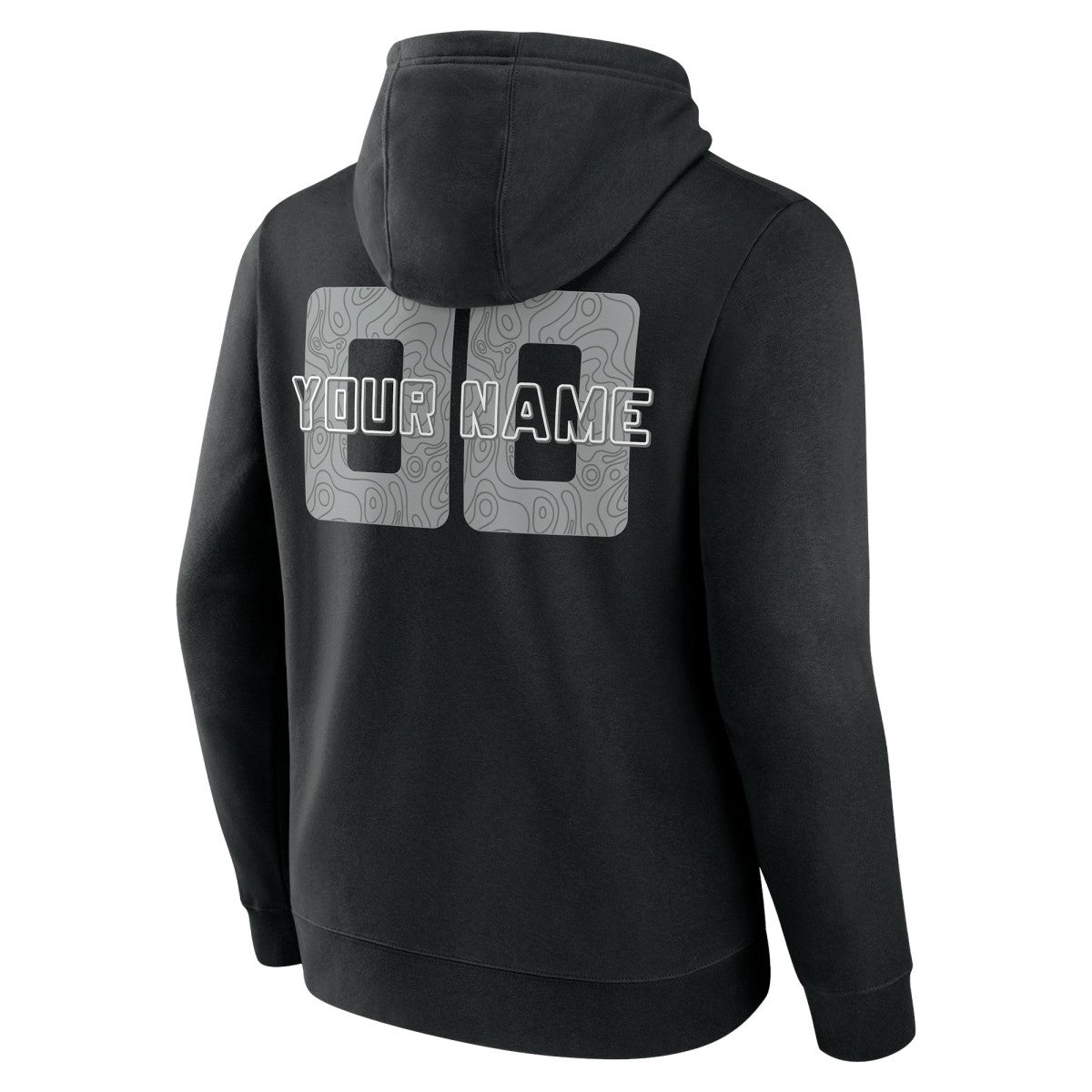 Black San Antonio Spurs Stellar Personalized Name & Number Pullover Hoodie | NBA