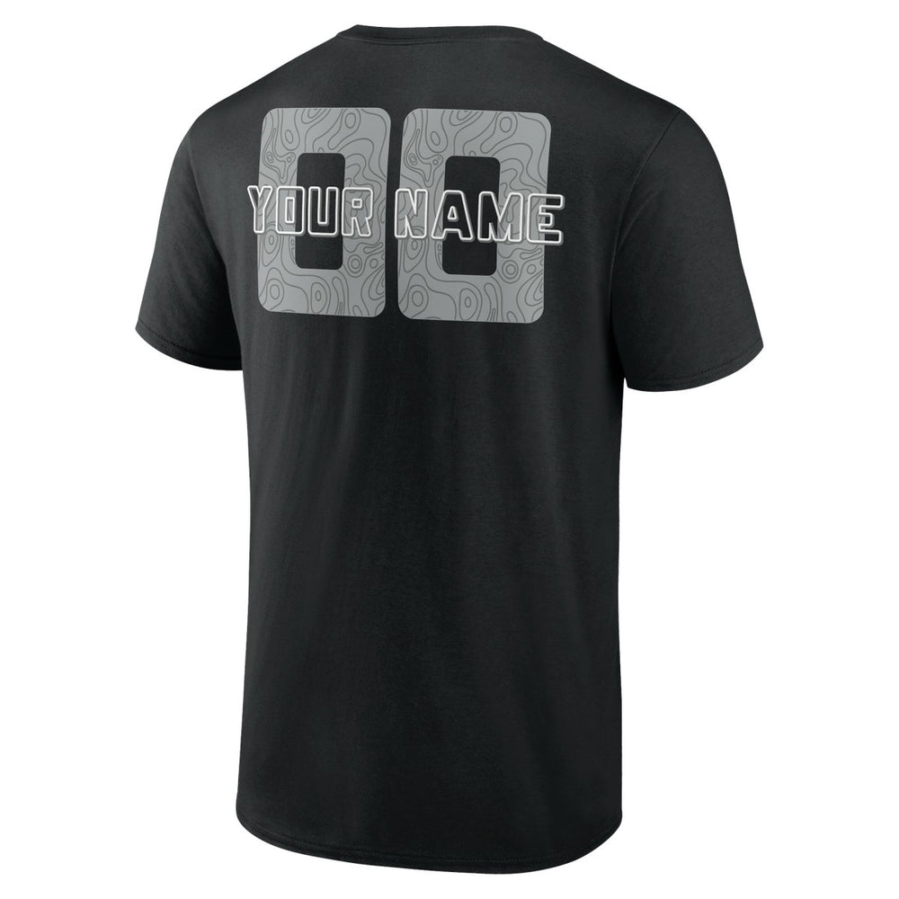 Black San Antonio Spurs Stellar Personalized Name & Number T-Shirt | NBA