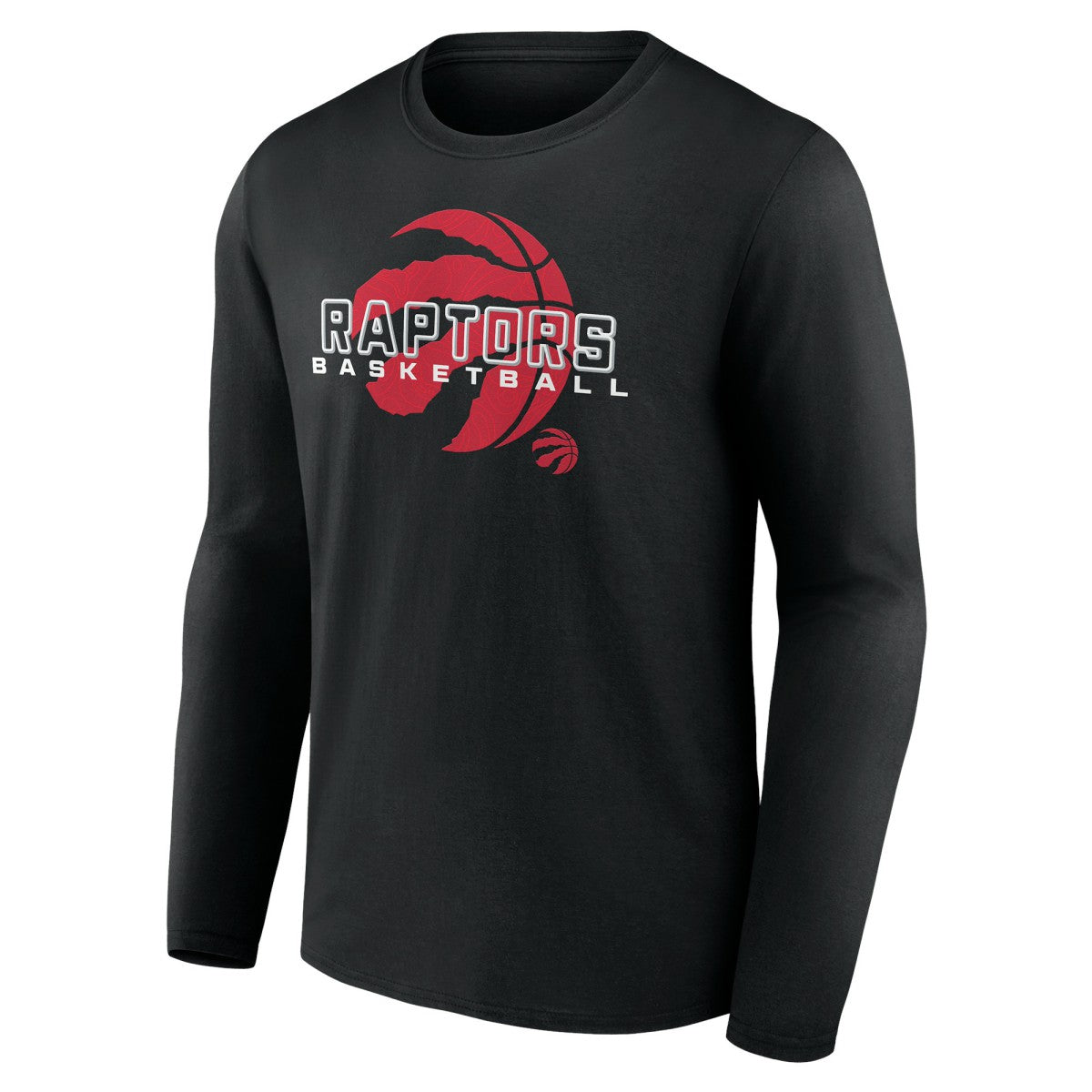 Black Toronto Raptors Stellar Personalized Name & Number Long Sleeve T-Shirt | NBA