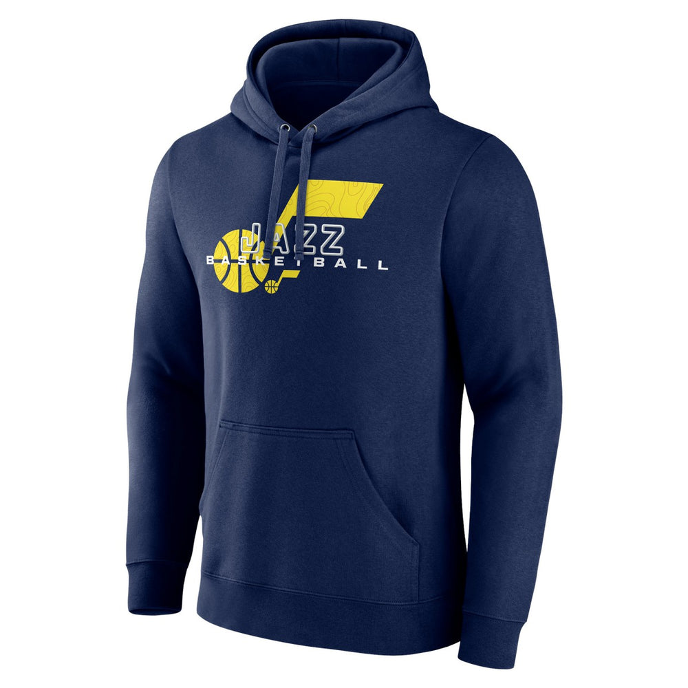 Navy Utah Jazz Stellar Personalized Name & Number Pullover Hoodie | NBA
