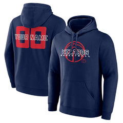 Navy Washington Wizards Stellar Personalized Name & Number Pullover Hoodie | NBA