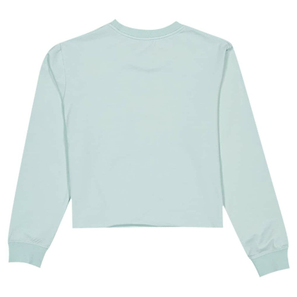 Atlanta Braves New Era Women's Breeze Logo Select Cropped Long Sleeve T-Shirt - MLB T-shirts