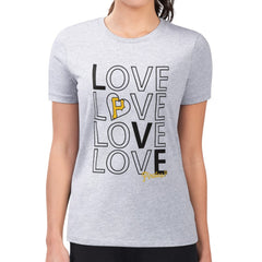 Pittsburgh Pirates G-III 4Her by Carl Banks Women's Super-Slim Fit Lightweight Love Graphic Team T-Shirt - MLB T-shirts