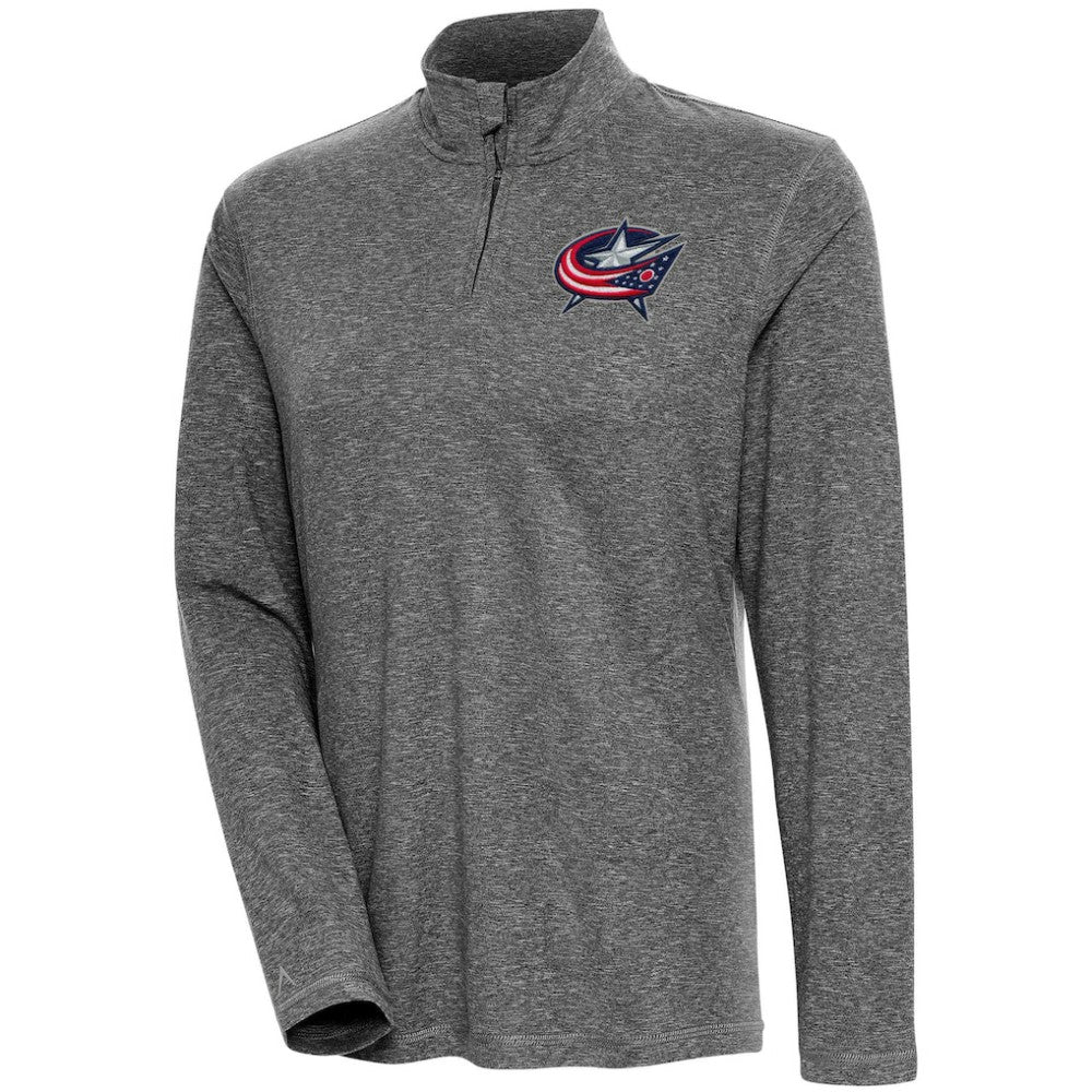 Columbus Blue Jackets Antigua Women's Confront Quarter-Zip Pullover Top -  NHL Pullover