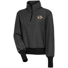 Nashville Predators Antigua Women's Upgrade Half-Zip Pullover Top -  NHL Pullover