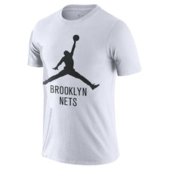 White Brooklyn Nets Essential Jumpman T-Shirt | NBA