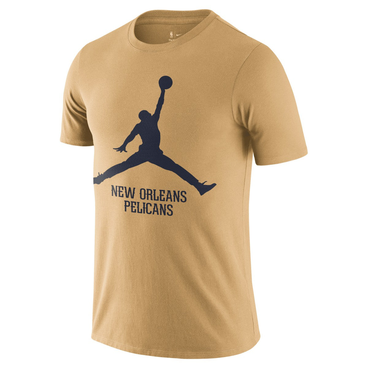 Gold New Orleans Pelicans Essential Jumpman T-Shirt | NBA