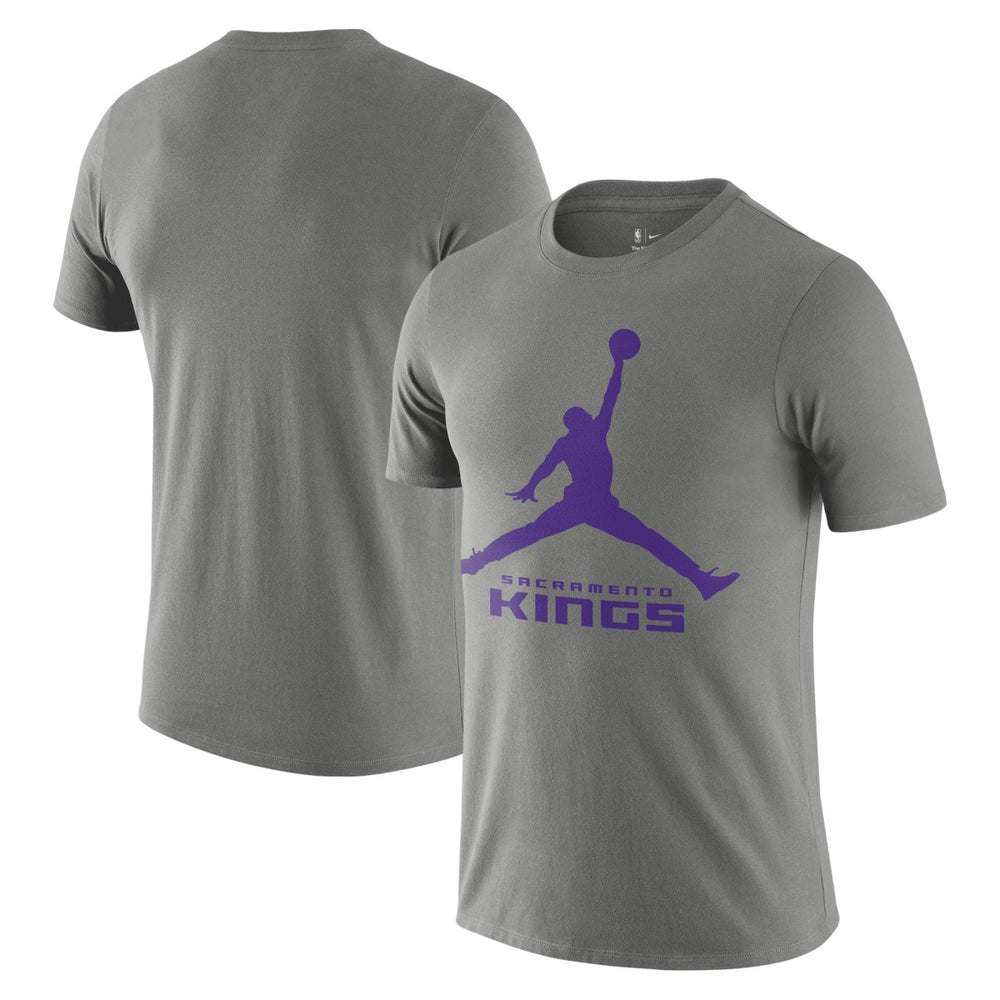 Gray Sacramento Kings Essential Jumpman T-Shirt | NBA