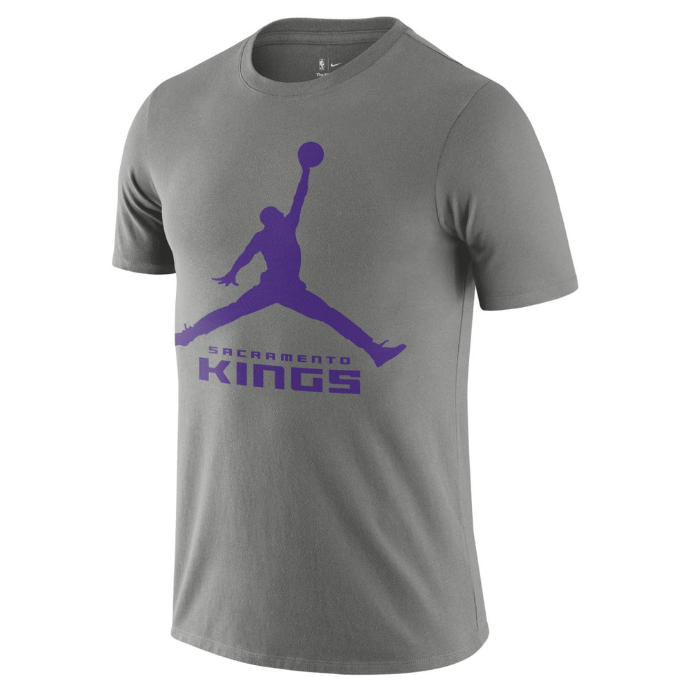 Gray Sacramento Kings Essential Jumpman T-Shirt | NBA