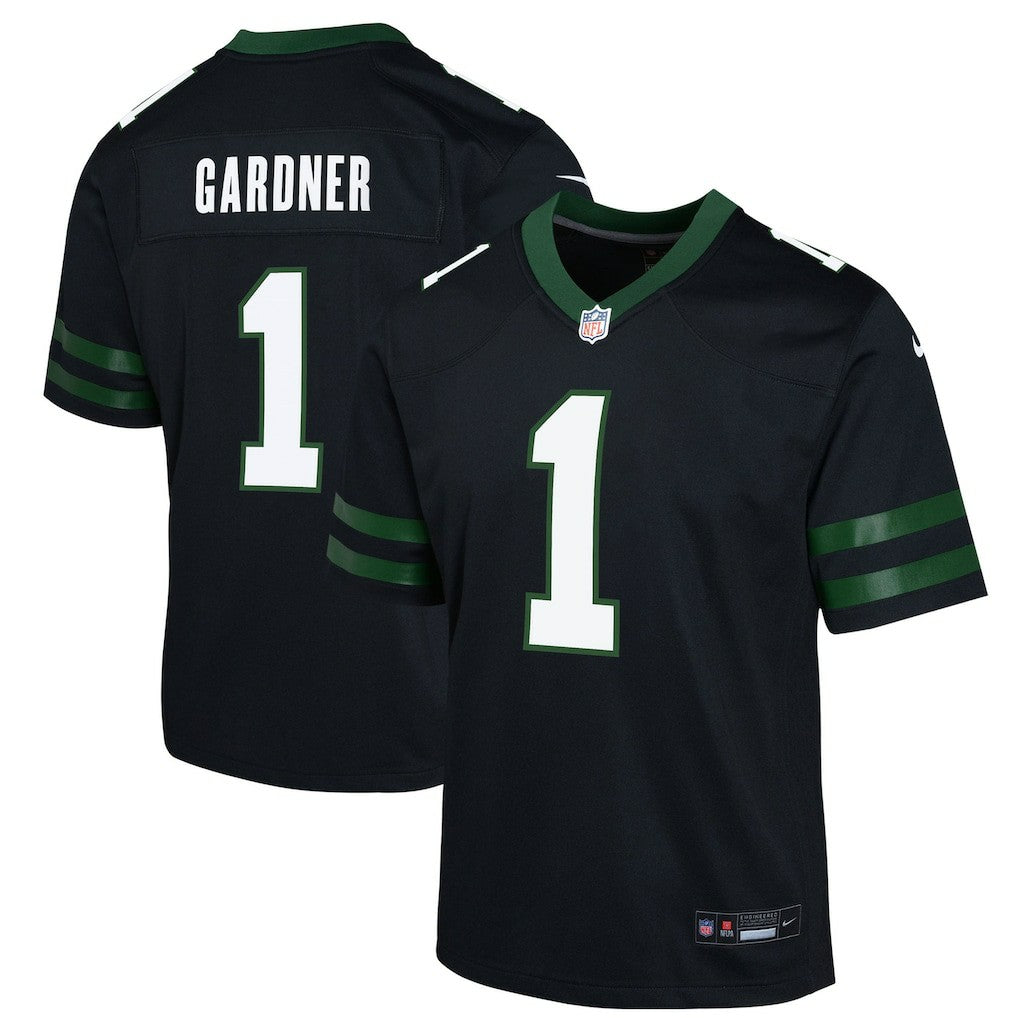 New York Jets Ahmad Sauce Gardner  Youth Game Jersey | NFL Outlet