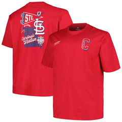 St. Louis Cardinals Profile Big & Tall Split Zone T-Shirt - MLB T-shirts