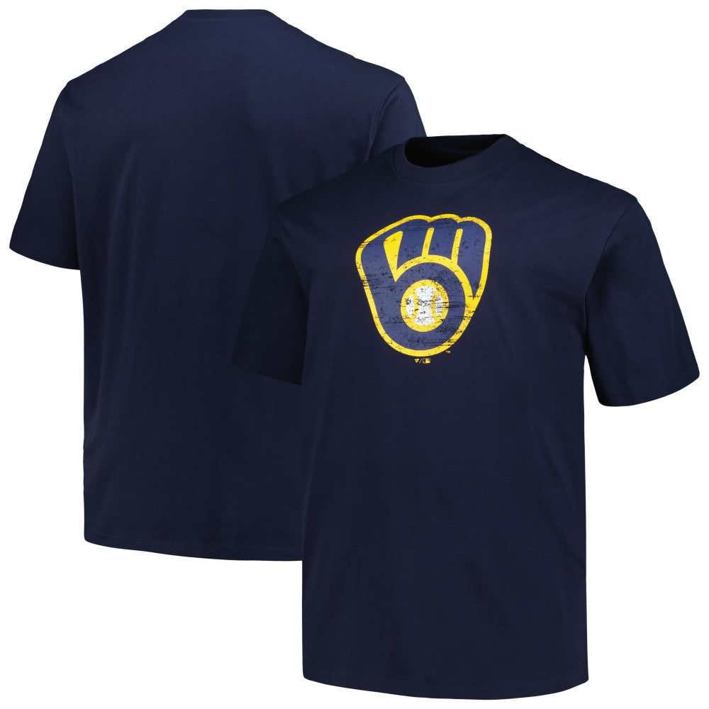 Milwaukee Brewers Profile Big & Tall Primary Logo T-Shirt - MLB T-shirts