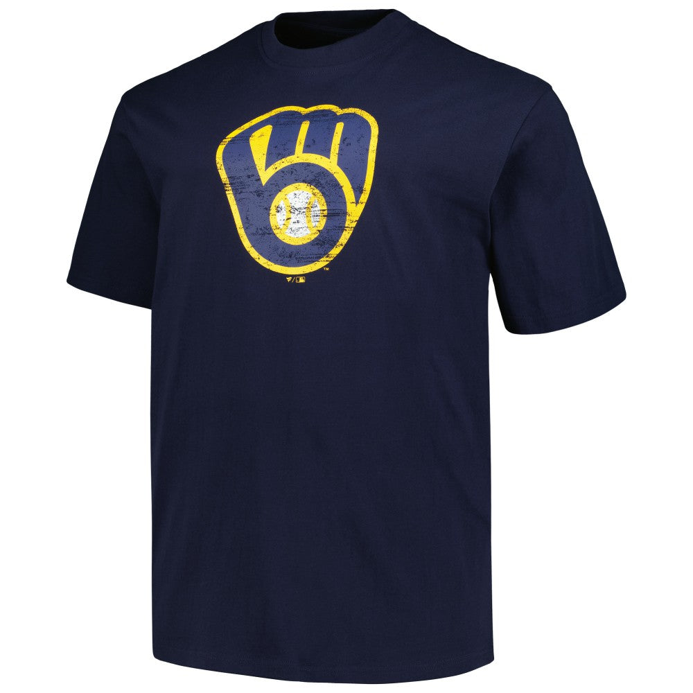 Milwaukee Brewers Profile Big & Tall Primary Logo T-Shirt - MLB T-shirts