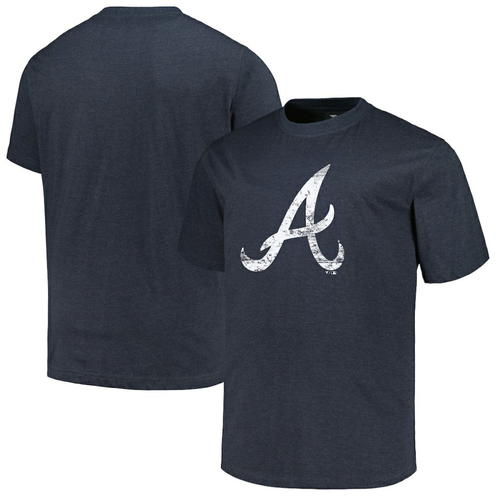 Atlanta Braves Profile Big & Tall Weathered Logo T-Shirt - MLB T-shirts