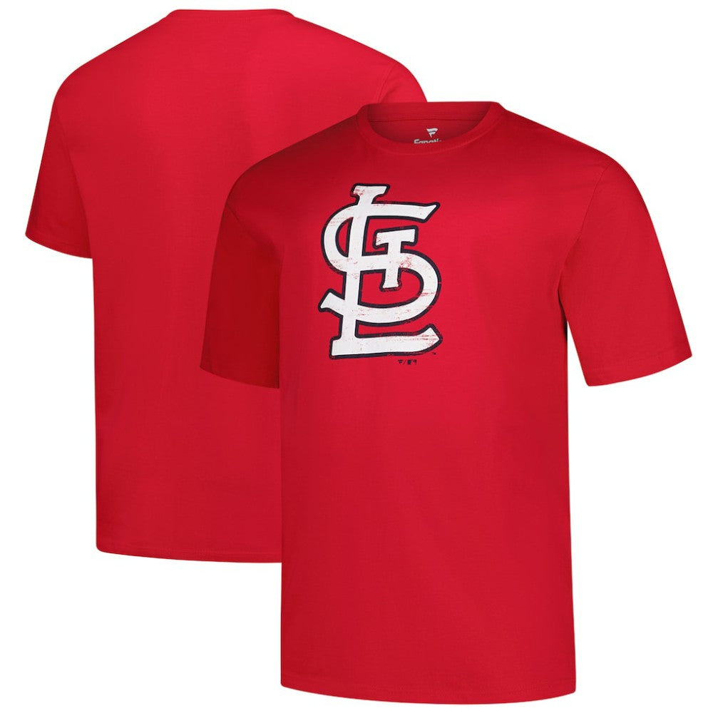 St. Louis Cardinals Profile Big & Tall Weathered Logo T-Shirt - MLB T-shirts