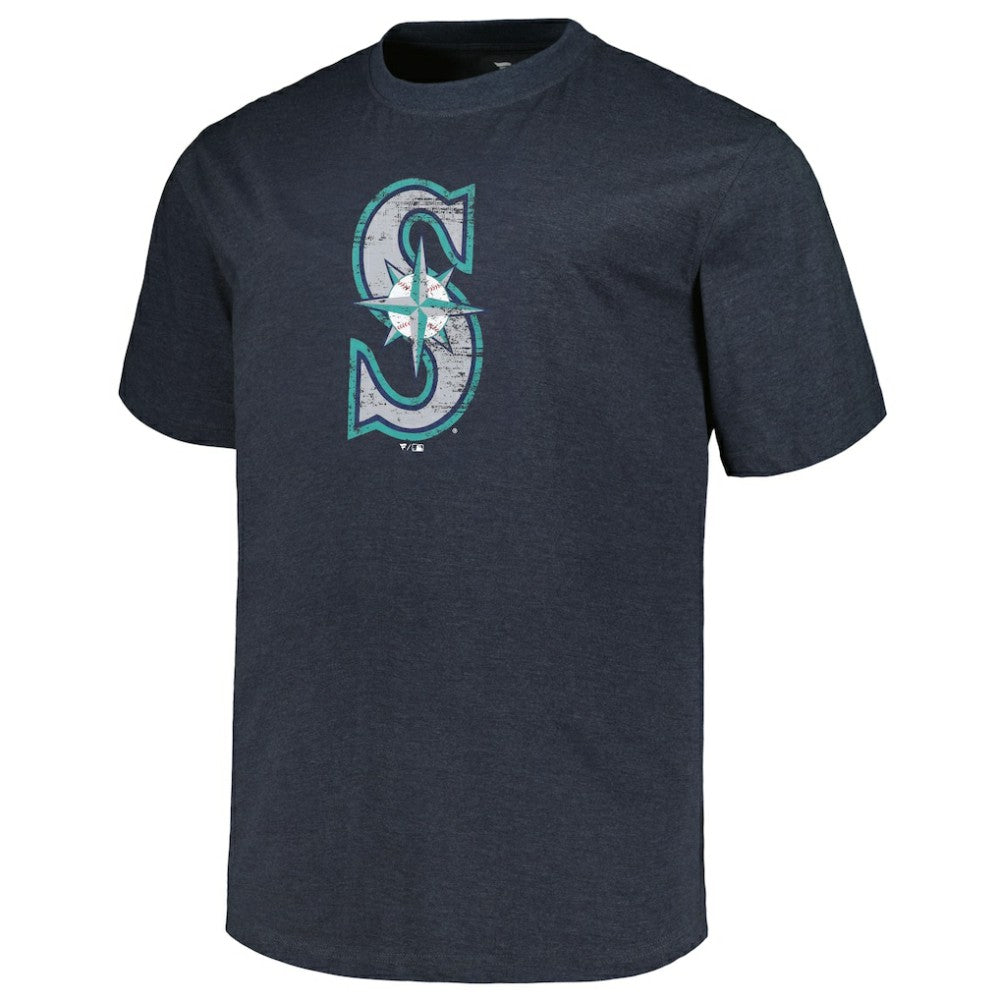 Seattle Mariners Profile Big & Tall Weathered Logo T-Shirt - MLB T-shirts
