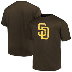 San Diego Padres Profile Big & Tall Weathered Logo T-Shirt - MLB T-shirts