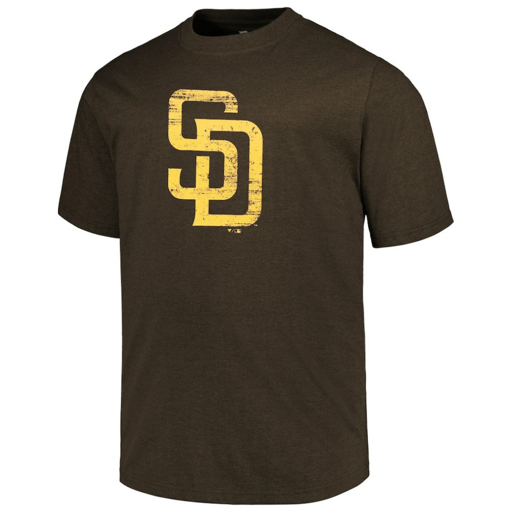 San Diego Padres Profile Big & Tall Weathered Logo T-Shirt - MLB T-shirts