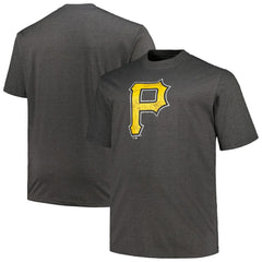 Pittsburgh Pirates Profile Big & Tall Weathered Logo T-Shirt - MLB T-shirts