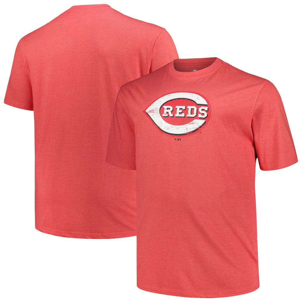 Cincinnati Reds Profile Big & Tall Weathered Logo T-Shirt - MLB T-shirts