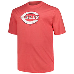 Cincinnati Reds Profile Big & Tall Weathered Logo T-Shirt - MLB T-shirts