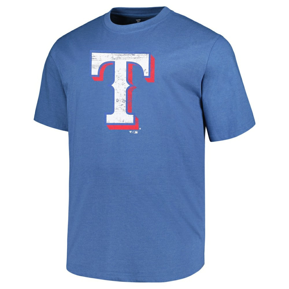 Texas Rangers Profile Big & Tall Weathered Logo T-Shirt - MLB T-shirts