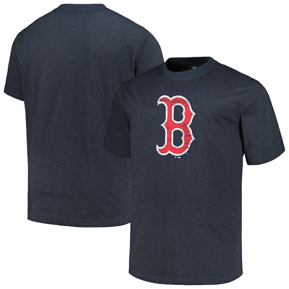Boston Red Sox Profile Big & Tall Weathered Logo T-Shirt - MLB T-shirts