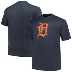 Detroit Tigers Profile Big & Tall Weathered Logo T-Shirt - MLB T-shirts