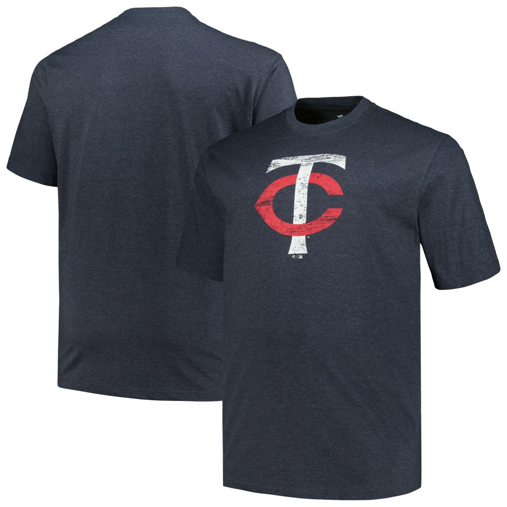 Minnesota Twins Profile Big & Tall Weathered Logo T-Shirt - MLB T-shirts
