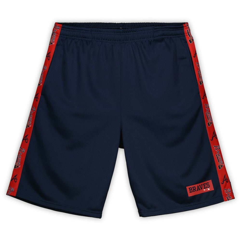 Atlanta Braves Profile Big & Tall Fleece Shorts - MLB Shorts