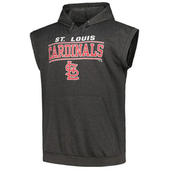 St. Louis Cardinals Profile Big & Tall Muscle Sleeveless Pullover Hoodie - MLB Hoodies